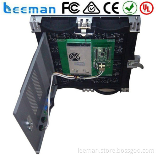 Rental lightweight led display Die casting rental cabinet led display panel stage lighting Leeman RGB led display module P10